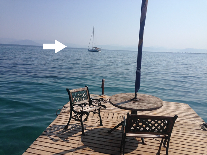 SY Alegria skippered by Greg Berryman at anchor - Greek Islands