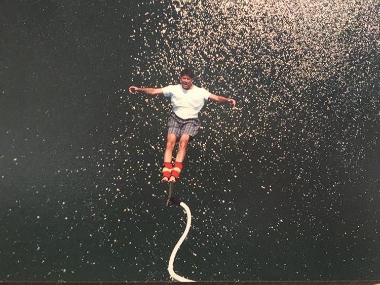 Greg Berryman bungee jumping on Phuket