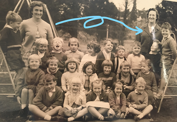 Greg Berryman at Box Hill kindergarten - Elgar road, circa 1961